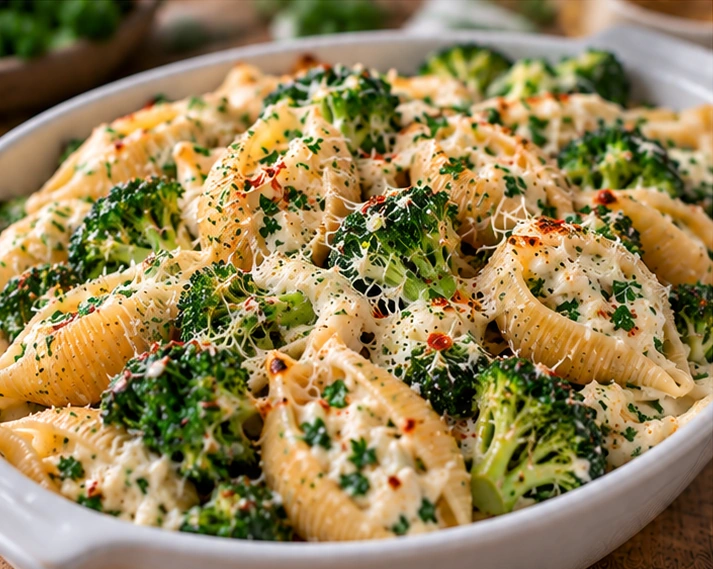 Broccoli & Part-Skim Ricotta Shells